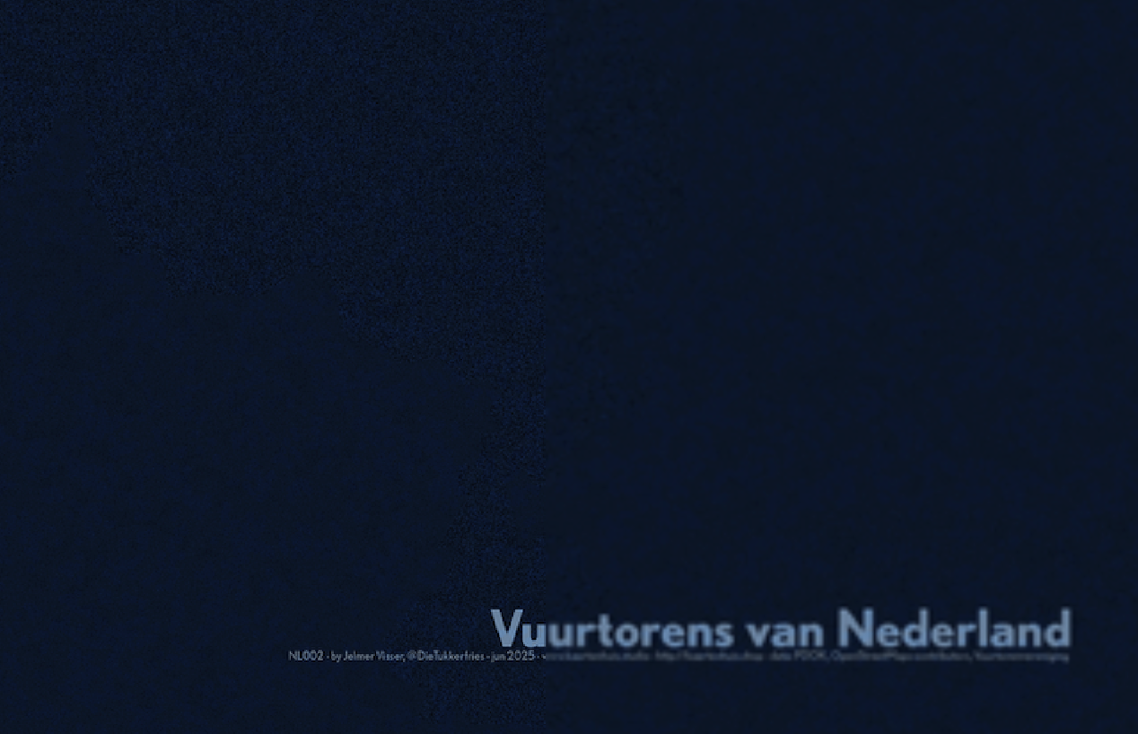 Vuurtorenkaart van Nederland